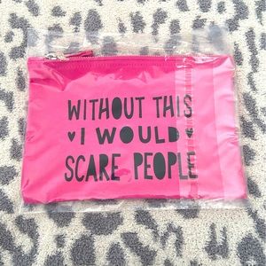 PINK MAKEUP BAG HANDMADE ITEM